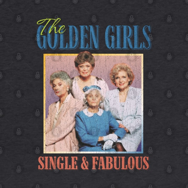 The Golden Girls Vintage !980 // Parody Meme Mashup Original Fan Design Artwork by A Design for Life